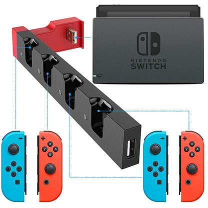 Switch Joy Con Controller Charger Dock Stand Station Holder for Nintendo Switch NS Joy-Con Game Support Dock for Charging