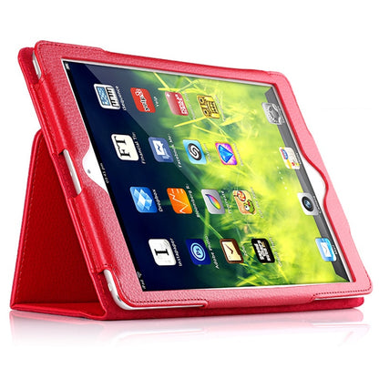 For Apple ipad 2 3 4 Case Auto Flip Litchi PU Leather Cover For New ipad 2 ipad 4 Smart Stand Holder Folio Case