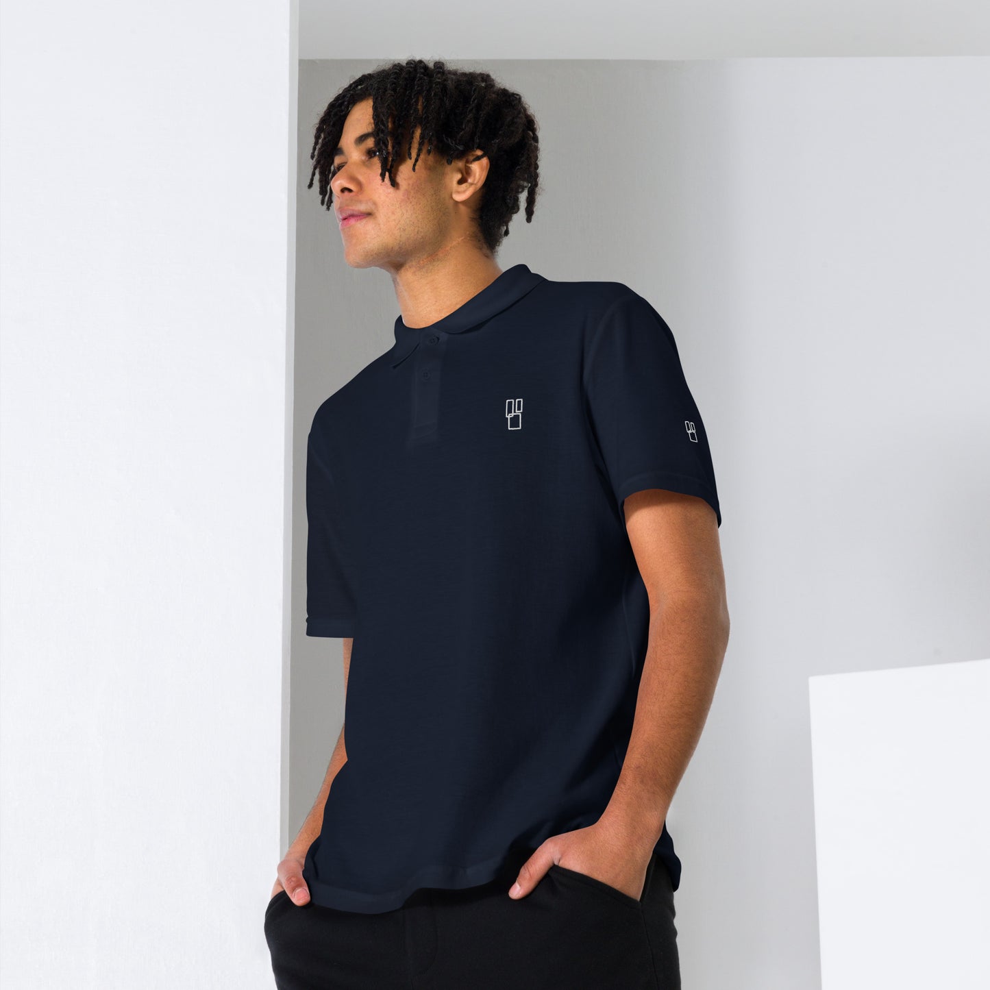 Unisex pique polo shirt